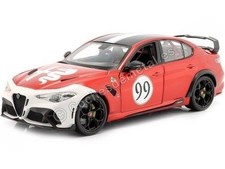 2020 Alfa Romeo Giulia GTAm N°99 Rouge/Blanc 1:18 Bburago 11049 01449