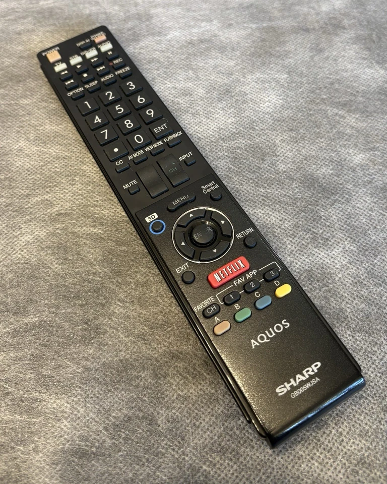 Authentic SHARP AQUOS GB005WJSA TV Replacement Remote Control - Image 2 of 4