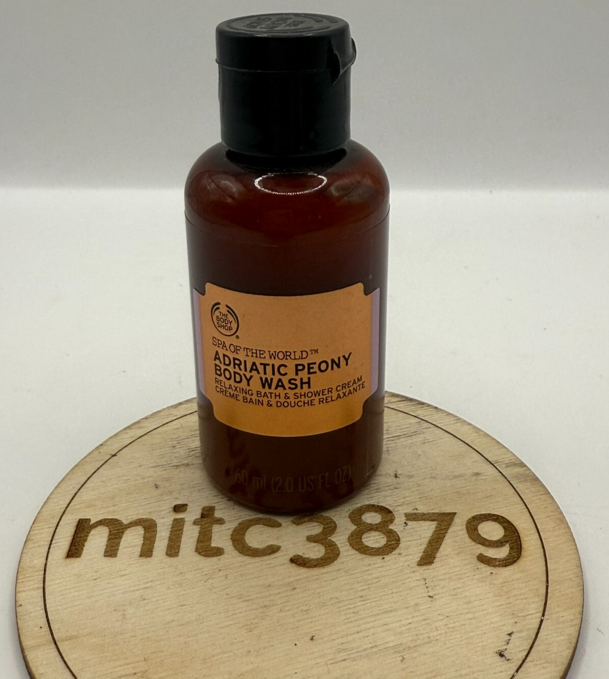 The Body Shop Spa of the World Adriatic Peony Relaxing Bath Shower Cream 60ml
