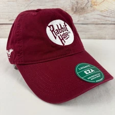 Rabbit Hole Distillery Hat Legacy EZA Adjustable Burgundy Red Cap
