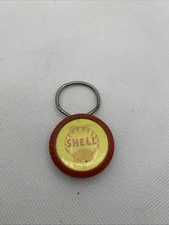 Vtg Shell Oil Key Chain - Floyd’s She’ll Service - Florissant, MO