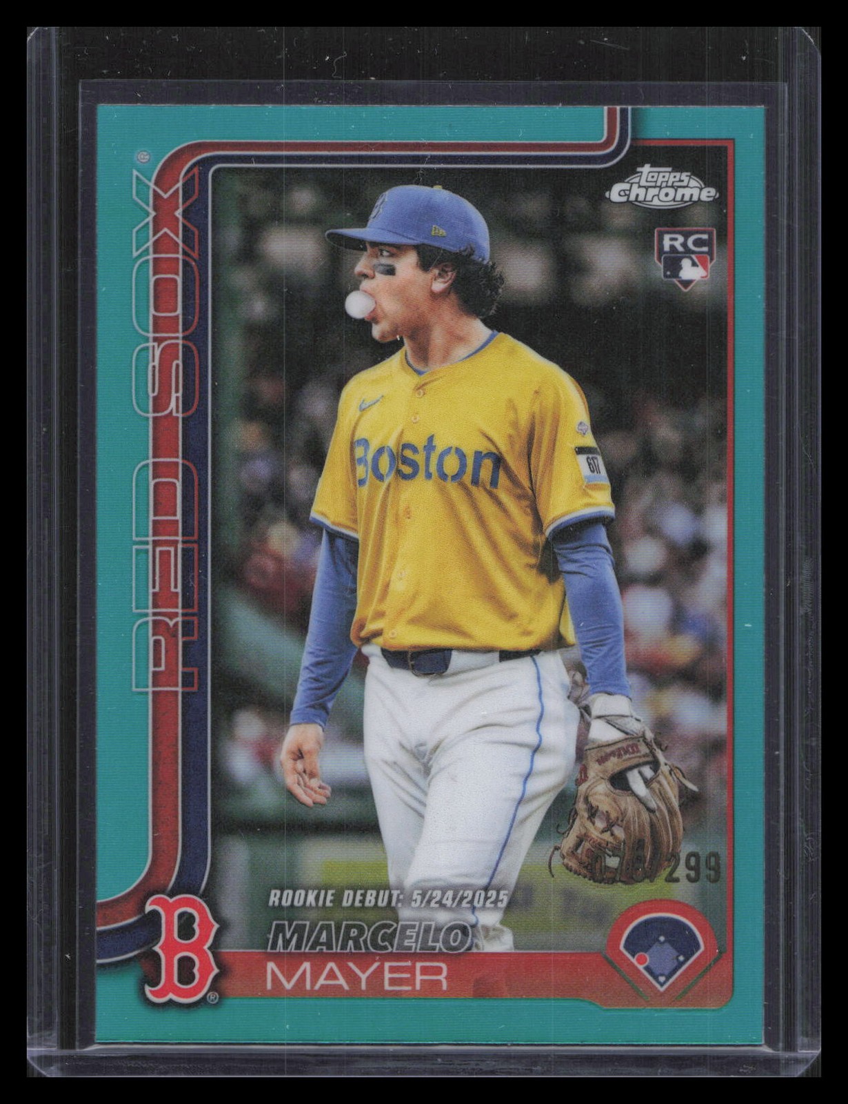 Marcelo Mayer 2025 Topps Chrome Update #USC117 Aqua Refractors #/199