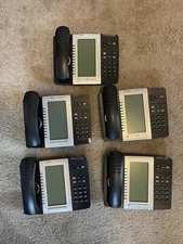 Lot (5) Mitel 5330E IP PHONE 50006476 Gigabit PoE VoIP Backlit Display IP Phone
