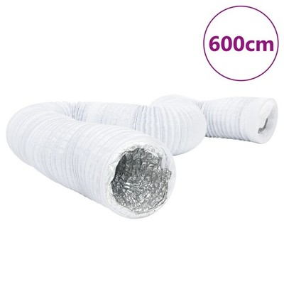 Lüftungsschlauch Abluftrohr Flexschlauch Schlauch Aluminium PVC 6m vidaXL