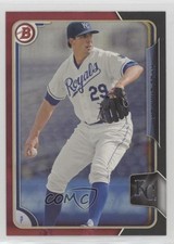 2015 Bowman Prospects Black-Red Kyle Zimmer #BP73 1s8