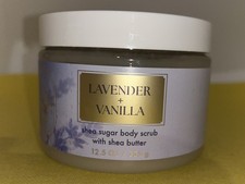 Lavender  Vanilla Shea Butter Sugar Body Scrub 12.5 oz Bath  Body Works NEW