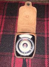 Vintage GE Guardian Light Exposure Meter W/Leather Case - Type PR-2