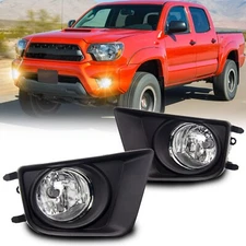 For 2012-2015 Toyota Tacoma Bumper  Fog Light Lamp W/COVER+Harness+Switch