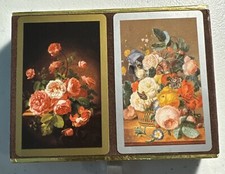 Congress Playing Cards 2 Decks Vintage Floral Design