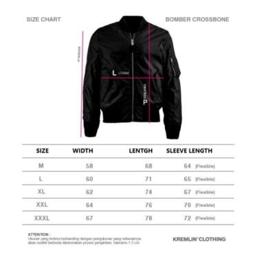 Men's Black Jacket Hoodie Bomber School Full Zip Kremlin Crossbone