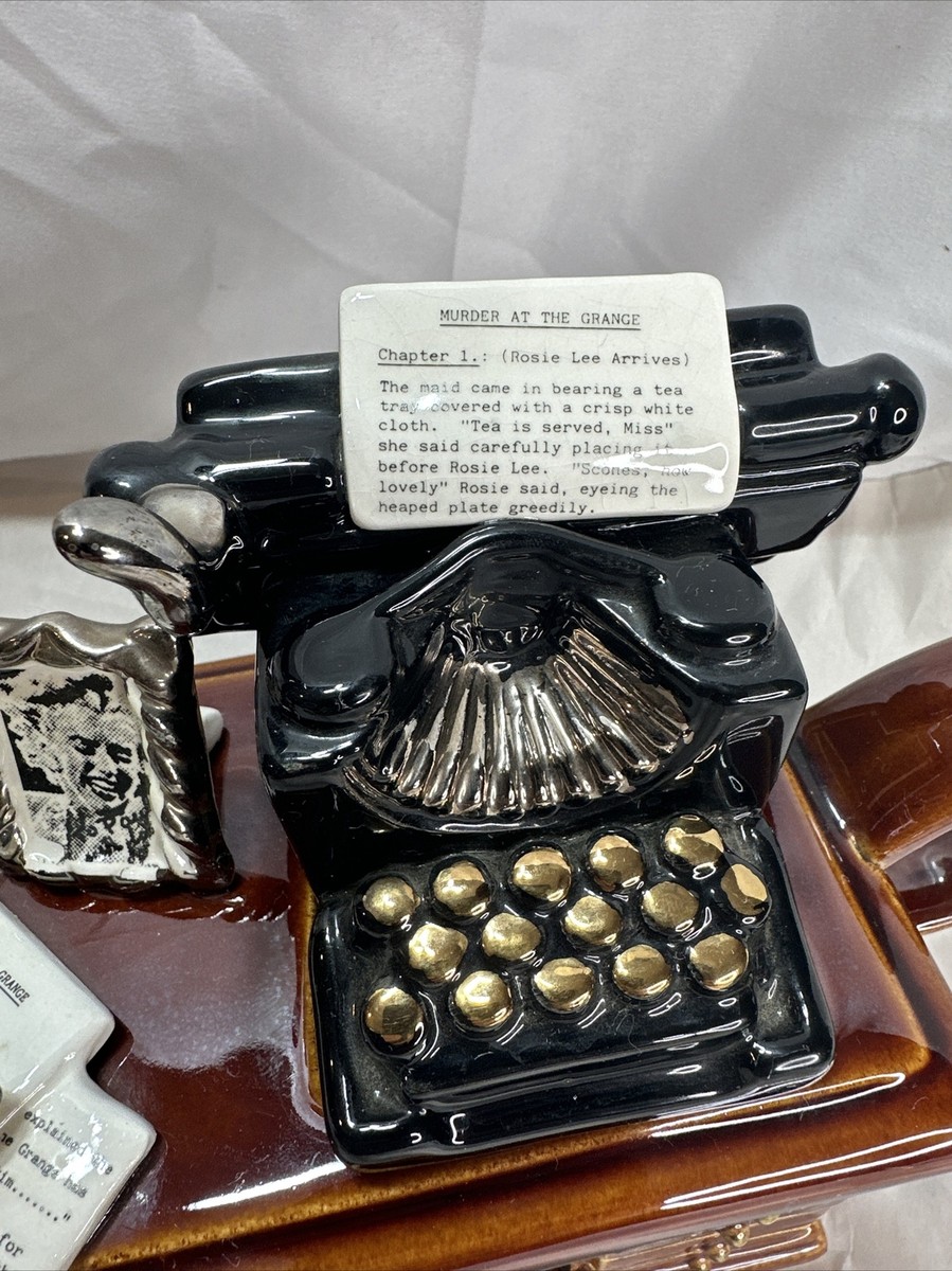 Cardew Teapot Crime Writer Desk Murder at the Grange Ceramic