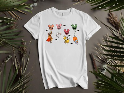 Winnie Puuh Figuren Halloween T-Shirt T Shirt Herren Damen Unisex Tshirt K967