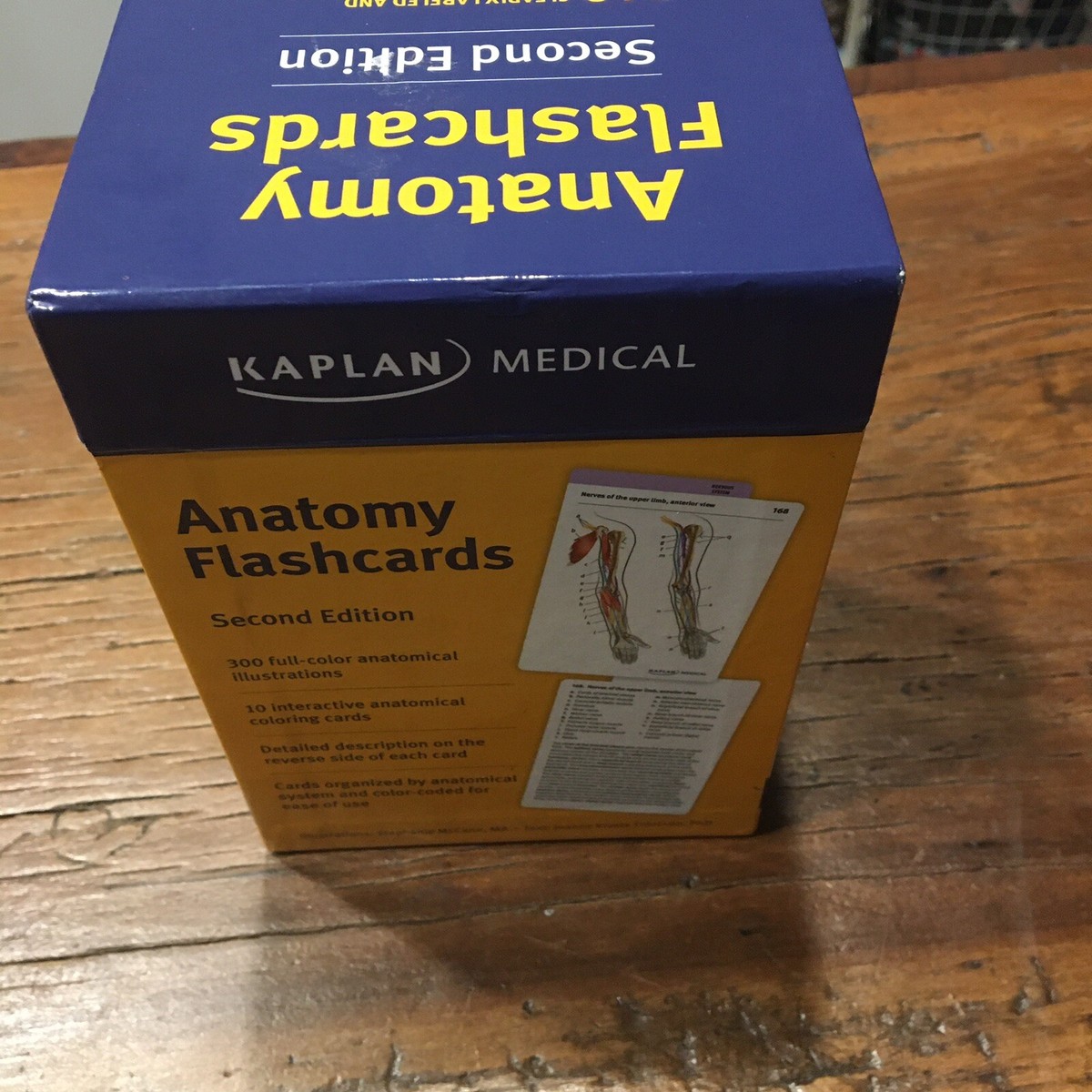 健康・医学 Kaplan Medical Anatomy Flashcards Anatomy Flashcards: 300 Flashcards with Anatomically Precise