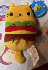 NWT Cats Vs Pickles Beanie Bean Cheeseburger 011 - Blue Wave UKCA