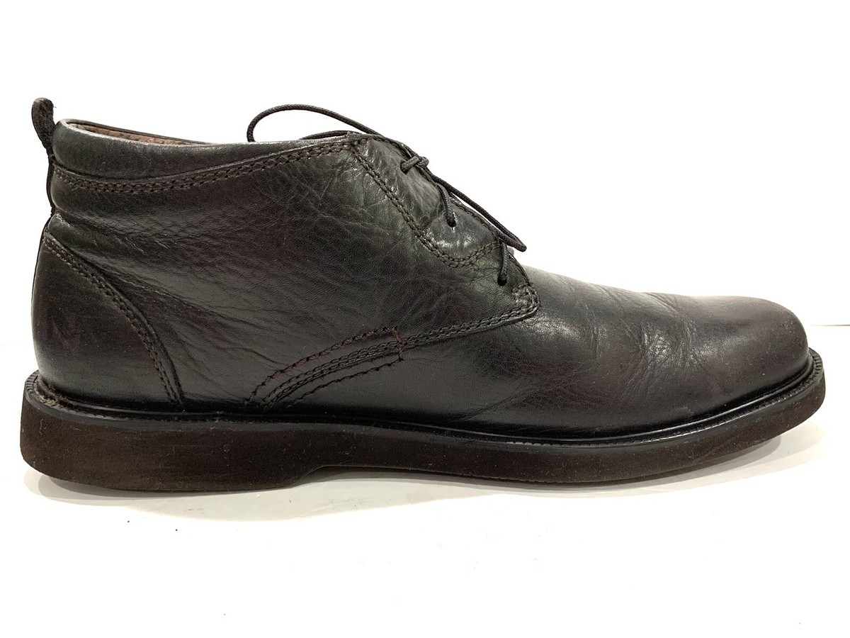 clarks chukka boots size 10 M mens dark brown leather shoes  display picture 2