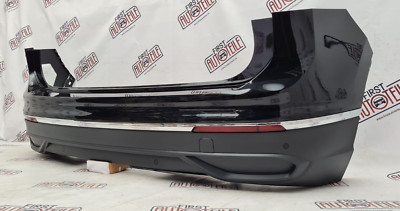 Original VW Tiguan AX1 Facelift Stoßstange Stoßfänger hinten Deepblack 4 x PDC