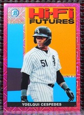 YOELQUI CESPEDES  -  2022 BOWMAN CHROME MEGA BOX HI-FI FUTURES PINK REFRACTOR
