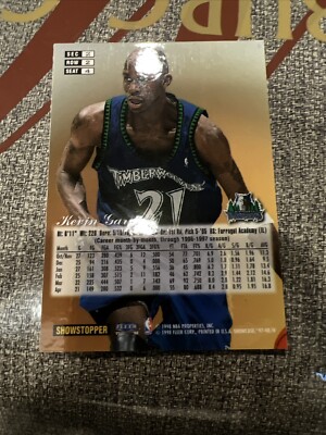 【NBA】98-99 Flair showcase Kevin Garnett 1997-98 Flair Showcase - [Base] - Row 2 #4 - Kevin Garnett