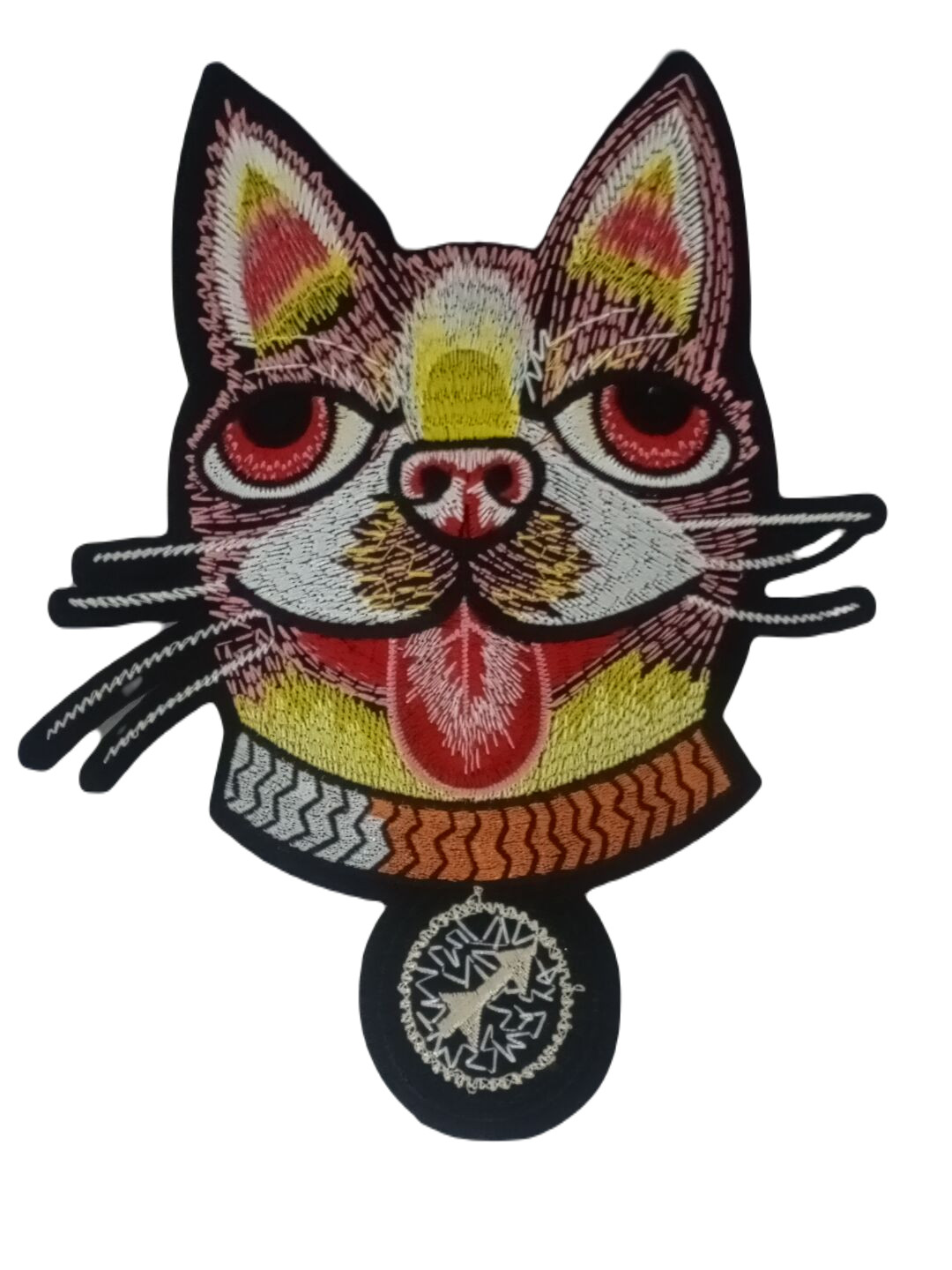 Parche de parche para planchar/coser para perro para ropa chaqueta grande est...