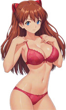 Asuka Neon Genesis Evangelion Waifu Weatherproof Anime Sticker 6" Car Decal