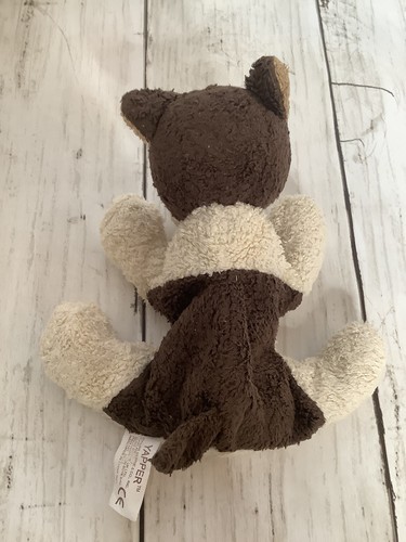 Russ Luv Pets Yapper Puppy Dog Cream Brown Miniature Stuffed Beanbag Plush 5” - Picture 7 of 10