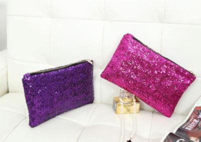 Sequins Dazzling Glitter Bling Clutch Handbag Evening Bag Wrist