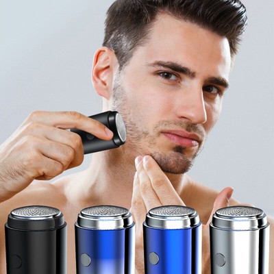 Mini Men Electric Shaver Vehicle Travel Portable Trips Beard Trimmer USB