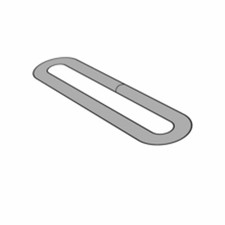 Leander Ovaler Ring 4 Stück für Leander Babywiege Ersatzteil (# 7) - NEU !!!