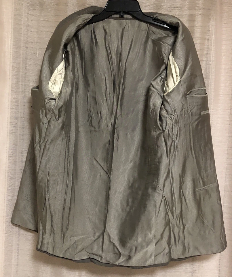 EUC Hugo Boss Notch Lapel 3 Button Blazer Sport Coat Men’s Sz 52 (Made Germany) - Image 2 of 4