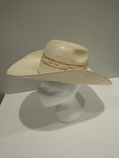 Ariat Youth Bangora Ivory and Tan Straw Hat A73212-L Cowboy Western Hat
