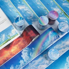 Cloud Sky Washi Tape Stickers Journal Card Album Scrapbooking Decorative Tape