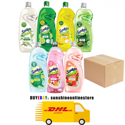 800ml x 12 Bottles - 1 Carton Sunlight Dishwashing Liquid, 7 Variants