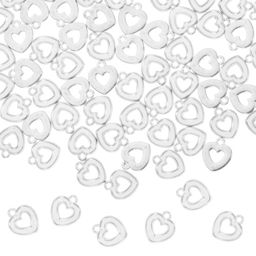Lot De 100 Pendentifs Breloques Rectangulaires Rouge Coquille D'ormeau Vierges Pour Création De Bijoux DIY