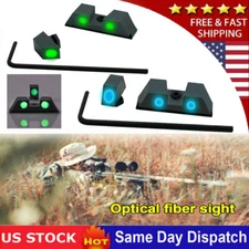 Upgraded GLOW Fiber NIGHT SIGHTS For Glock 17,19,22,23,26,27,33,34,35,37,38,39