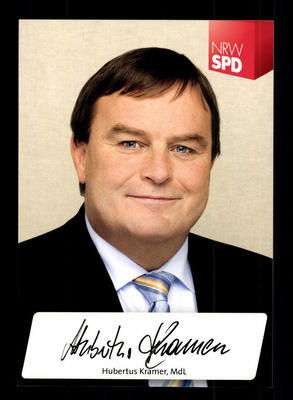 Hubertus Kramer Autogrammkarte Original Signiert  ## BC 90305
