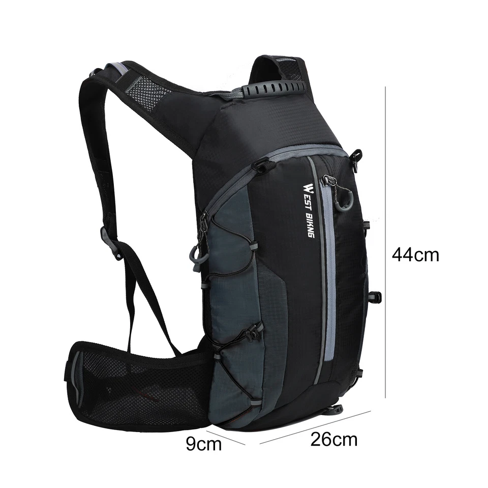 WEST BIKING Fahrradfahre Wandern Sports Tasche Backpack Rucksack Wasserdicht 10L - Bild 4 von 4
