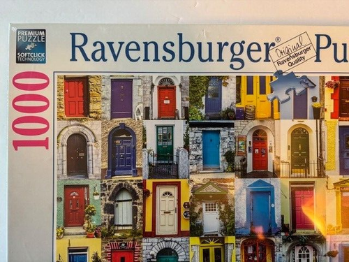 NEW SEALED Ravensburger 19524 Doors of the World 1000Pc Jigsaw Puzzle USA SELLER - Picture 2 of 15