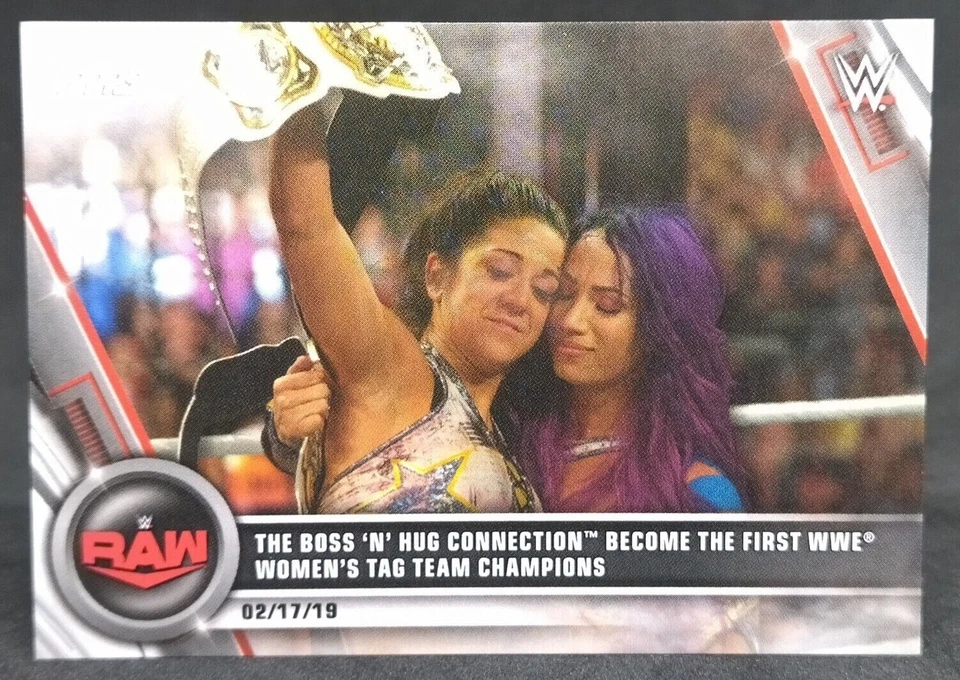 WWE Wrestling Women's 2020 Topps Division Base or Insert Cards Pick From List - Image 3 of 4