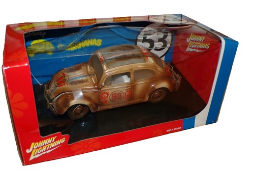 JOHNNY LIGHTNING TOM DANIEL'S BAD NEWS II ORANGE 1:18 DIECAST