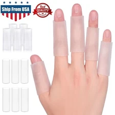 20× Silicone Gel Finger Sleeve Protectors Finger Sleeve Cushions & Protect USA