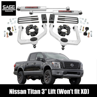 3 Inch Lift for 04-24 Nissan Titan (will not fit XD) | eBay