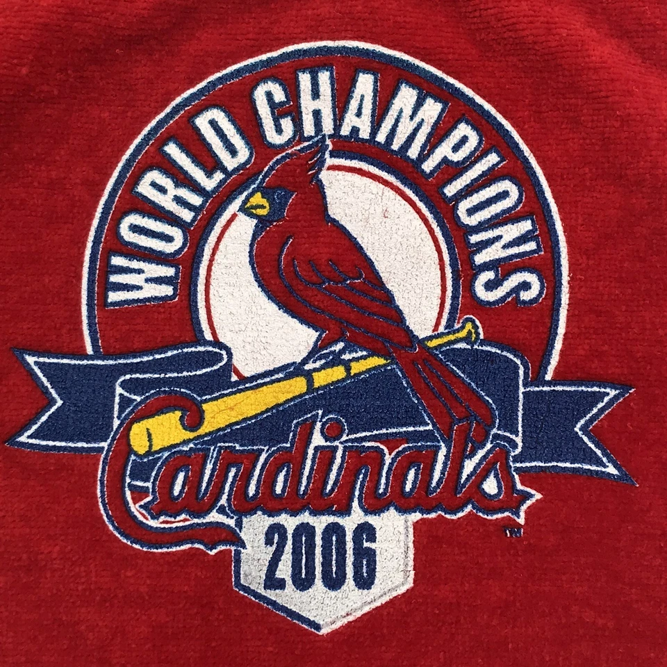 Vintage McArthur St Louis Cardinals 2006 World Series Champions Rally Towel - Image 2 of 4