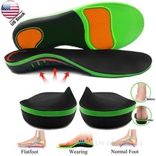 Orthotic Insoles High Arch Support Inserts Plantar Fasciitis Flat Feet Foot Pad