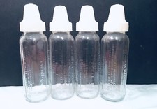 Vintage Evenflo Glass Baby Bottles  Set Of 4