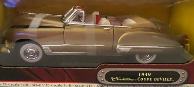 YAT MING. CADILLAC COUPE DEVILLE 1949. CONVERTIBLE . Ech. 1:18. NEUF - Photo 3/4