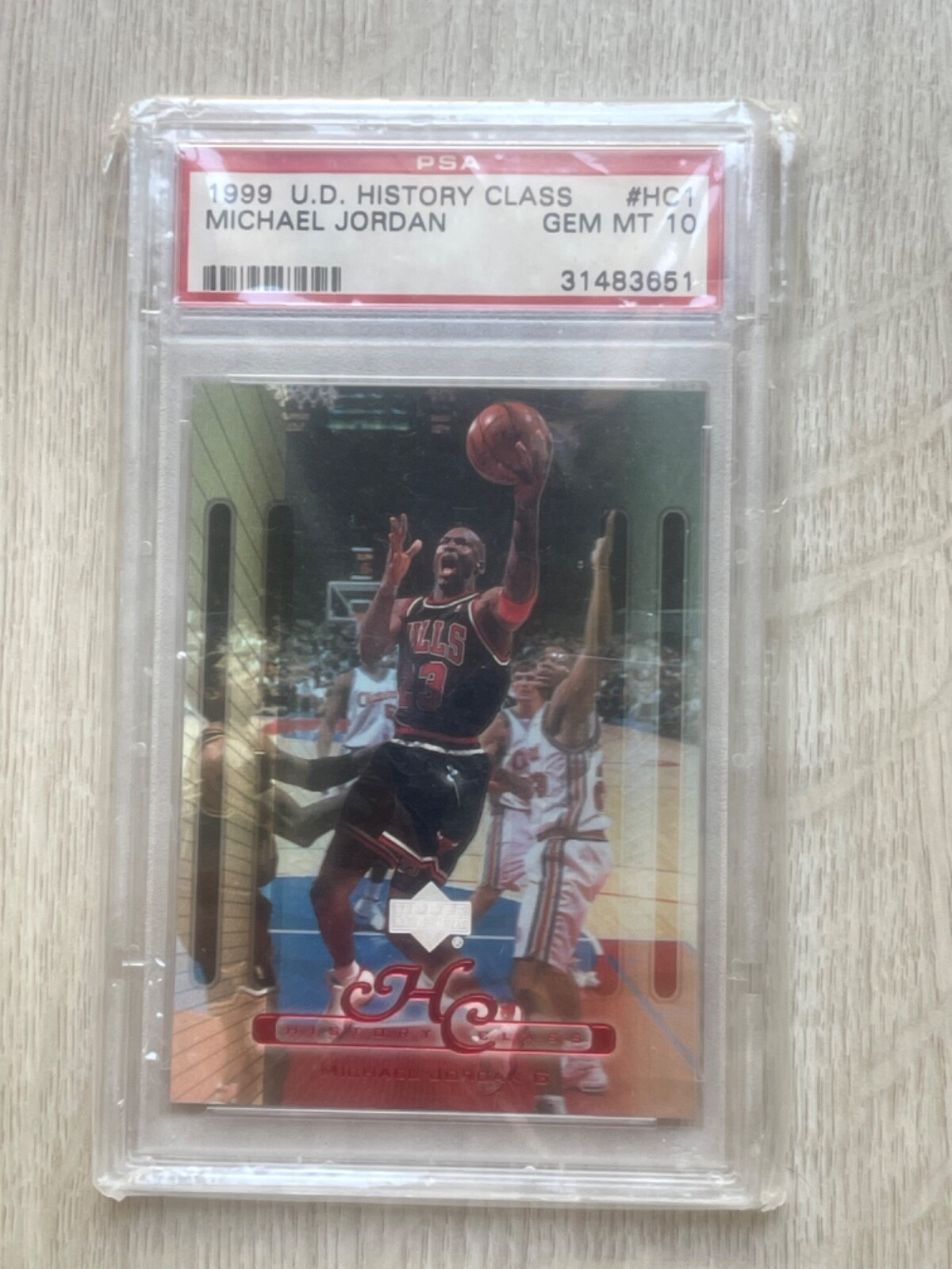 1999 Upper Deck History Class Michael Jordan #HC1 PSA 10