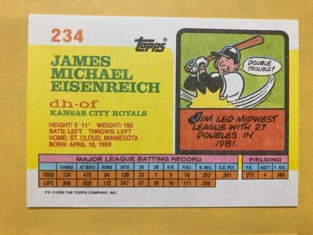 1990 Topps Big *Pick Your Cards *NM* #1-330 - Image 2 of 2