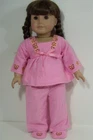 Pink Butterfly Pajamas Doll Clothes For 18" American Girl Julie (Debs)