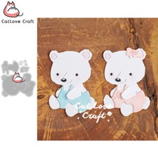 Baby Bear Animal Metal Cutting Dies Scrapbooking Stencil Die Cuts Card Craft