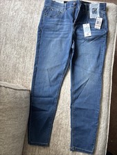 Curve Appeal High Rise Comfort Waist Skinny Jeans Hidden Elastic Waistband 12/31